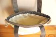 画像5: 【青芒】11号帆布 パッチワーク巾着バッグ/チャコールグレー (5)